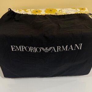 Emporio Armani Dust Bag Emporio Armani  Black Designer Bag